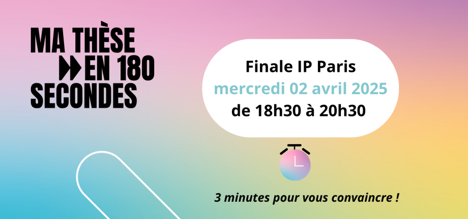 IP Paris final's contest of "My Thesis in 180 seconds 2025"